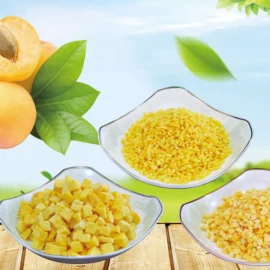 Freeze-Dried Yellow Peach Series – Diced, Granules & Powder for Food Ingredients