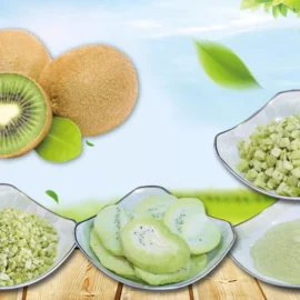 Freeze-Dried Kiwi Series – Slices, Diced, Granules & Powder for Food Ingredients